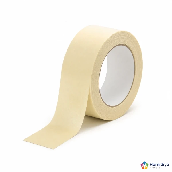 48mm x 25 Metre Kağıt Maskeleme Bandı | Boya ve Yüzey Koruma Bandı