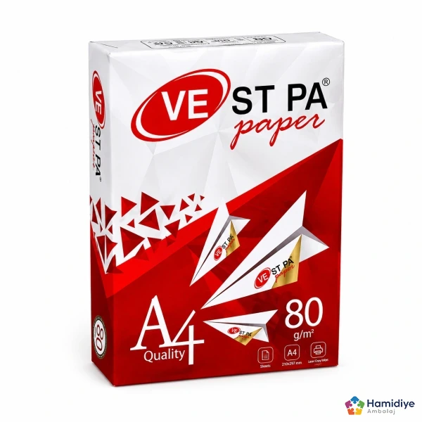 A4 Fotokopi Kağıdı 80 gr 500’lü Paket Beyaz Yazıcı Kağıdı