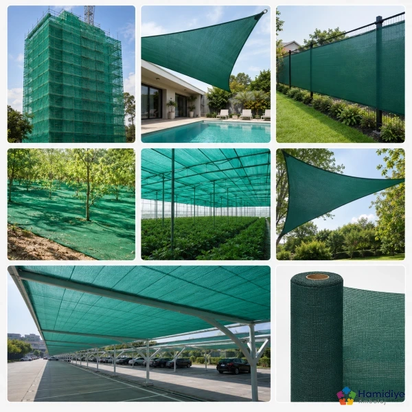 Gölgeleme Tülü 3x100 Metre %75 Sıklık UV Katkılı Çit ve İskele Filesi