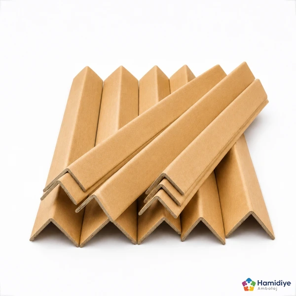 Köşe Kartonu Köşebent Kraft Karton 4x4x200 cm 25 Adet | Kenar Koruyucu Ambalaj