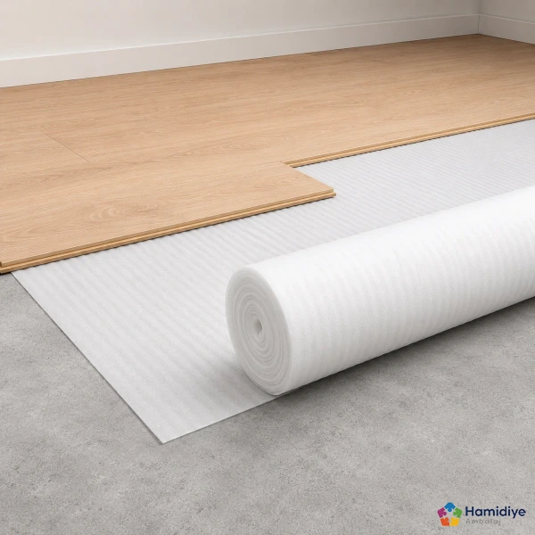 Parke Altı Şilte 100 cm x 50 m² 1 mm | Darbe Emici Zemin Koruma