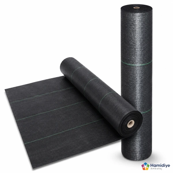 Sera Taban Örtüsü 1.5x100 Metre 90 gr Siyah Jüt Zemin Örtüsü