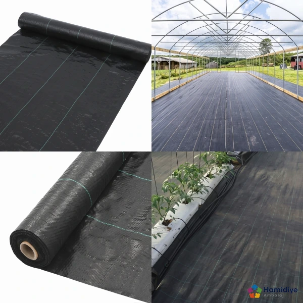 Sera Taban Örtüsü 1x100 Metre 90 gr Siyah Jüt Zemin Örtüsü